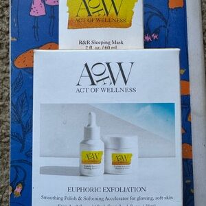 Act of Wellness Euphoric Exfoliation and R&R Sleeping Mask set
